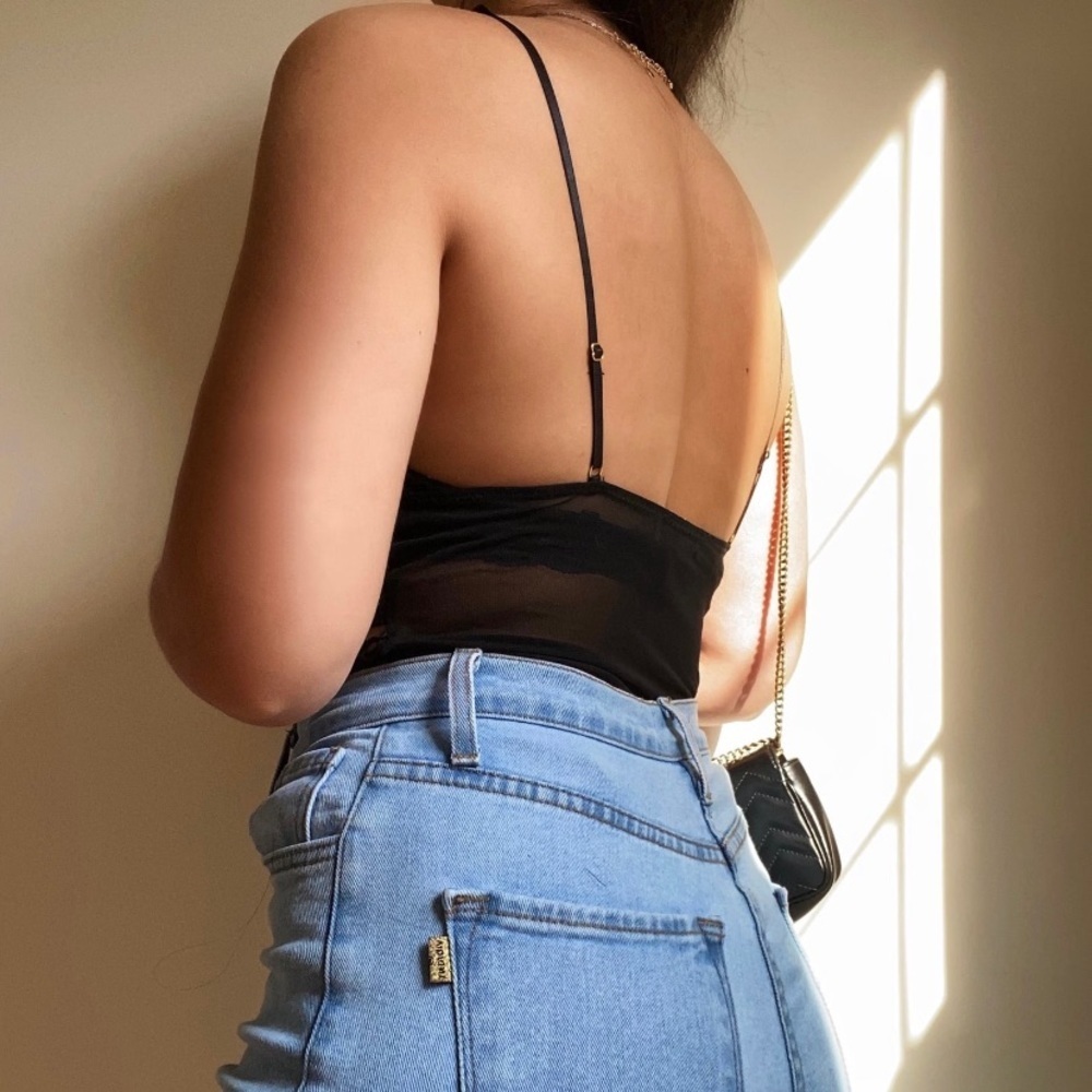 Sexy black bodysuit NWT - Picture 2 of 2